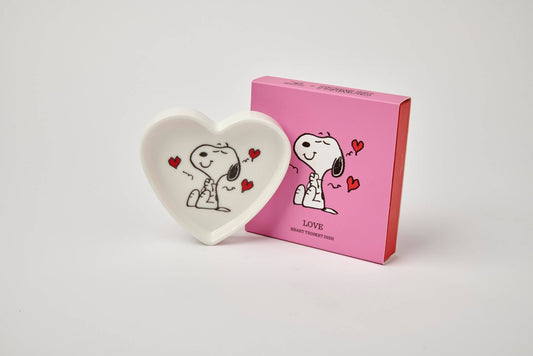 Peanuts Heart Shaped Trinket Dish - Love - Dear John