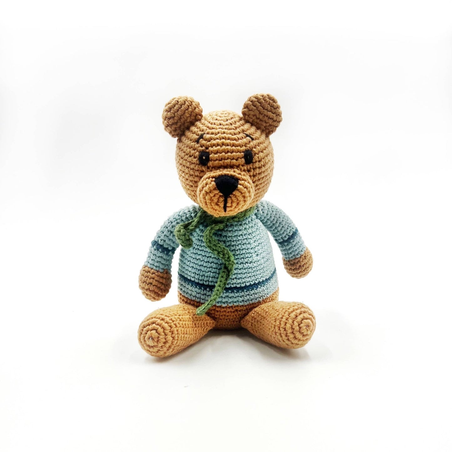 Pebble - Handcrafted Velvety Boho Teddy Bears – Teal, Blue & Purple - Dear John