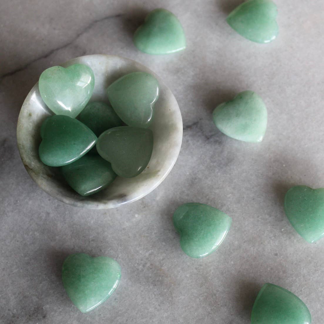 Pebble House - Aventurine 20mm Heart (Crystals & Stones) - Dear John