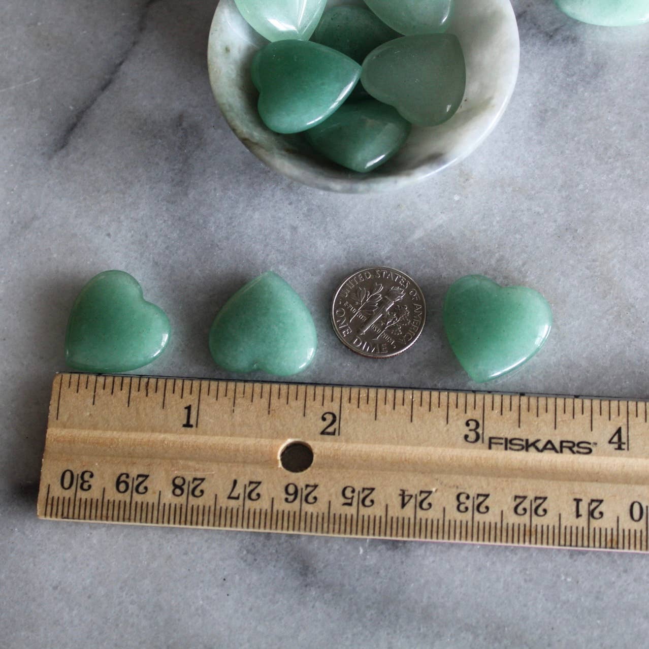 Pebble House - Aventurine 20mm Heart (Crystals & Stones) - Dear John