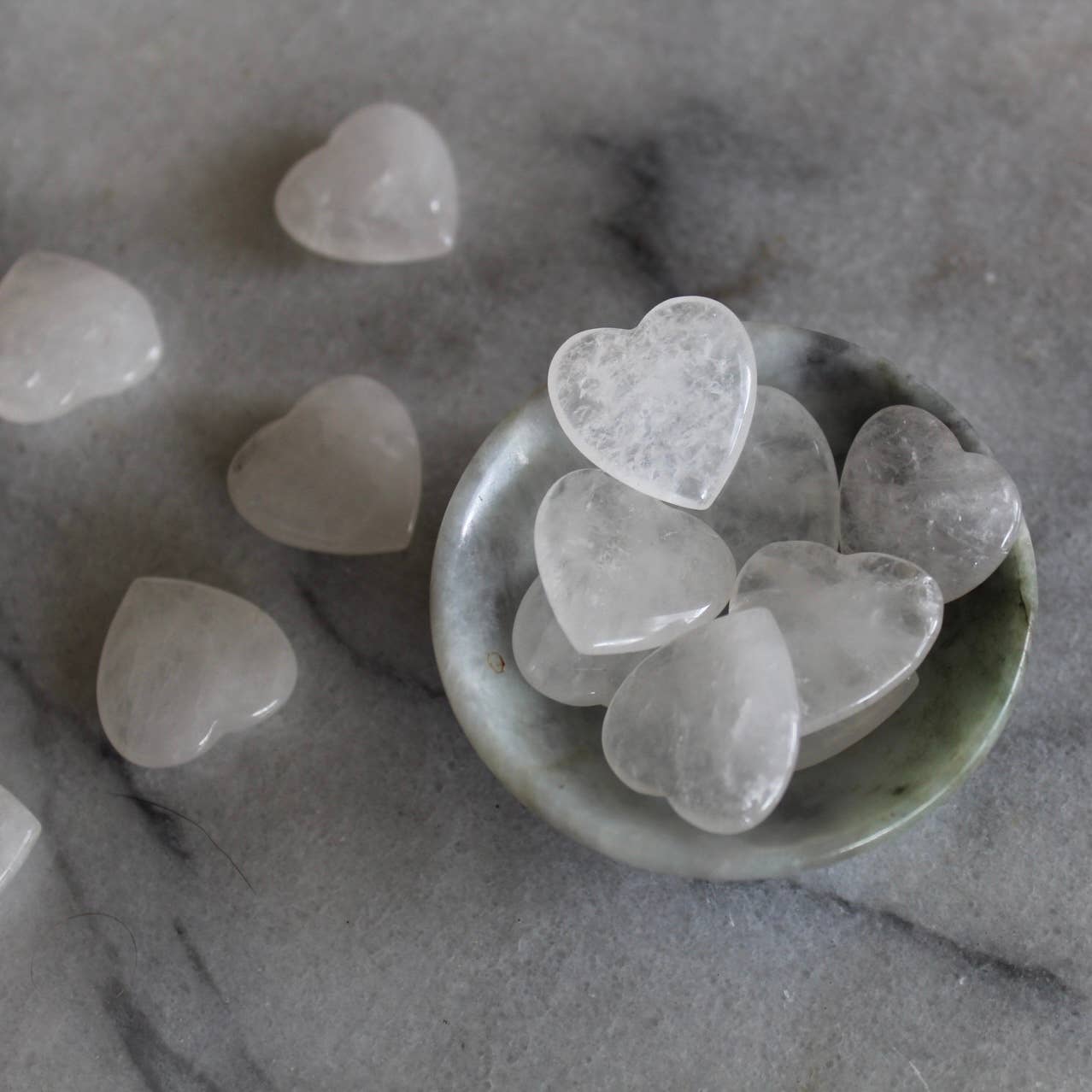 Pebble House - Clear Quartz 20mm Heart (Crystals & Stones) - Dear John