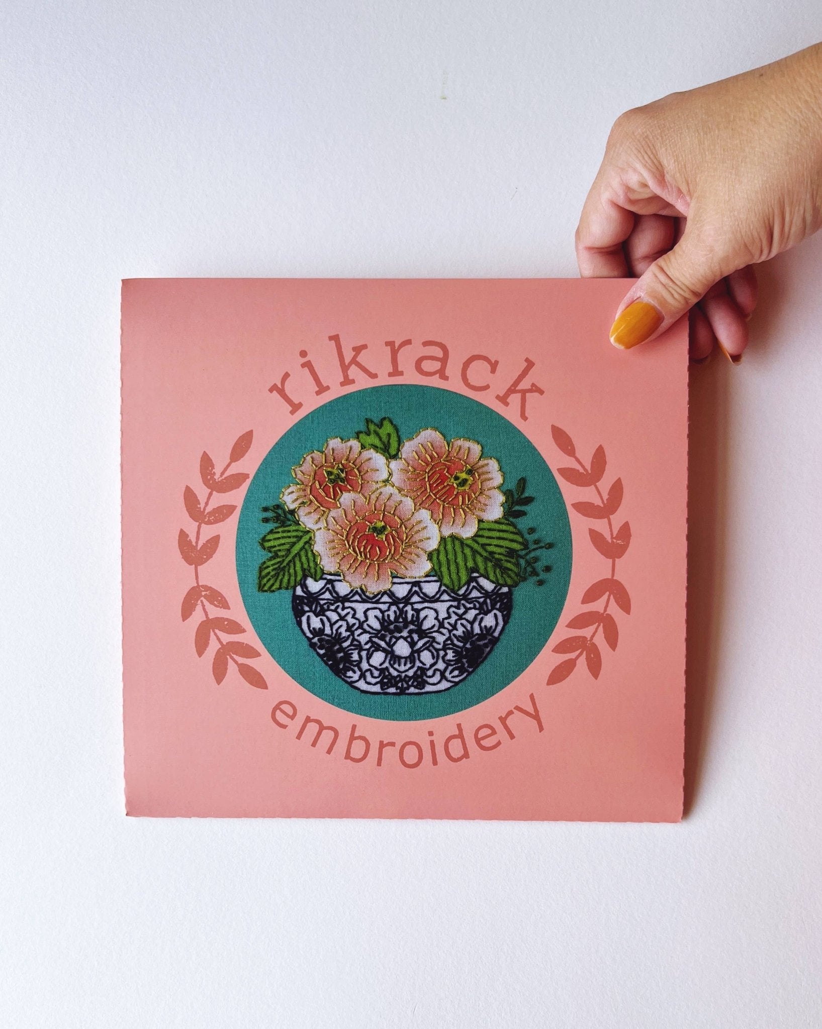 Peony Embroidery Kit - Dear John