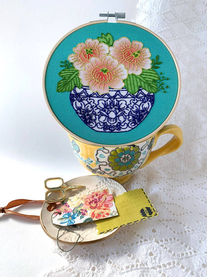 Peony Embroidery Kit - Dear John