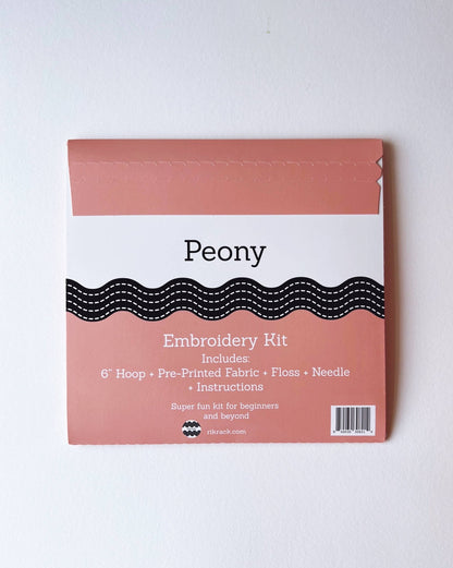 Peony Embroidery Kit - Dear John