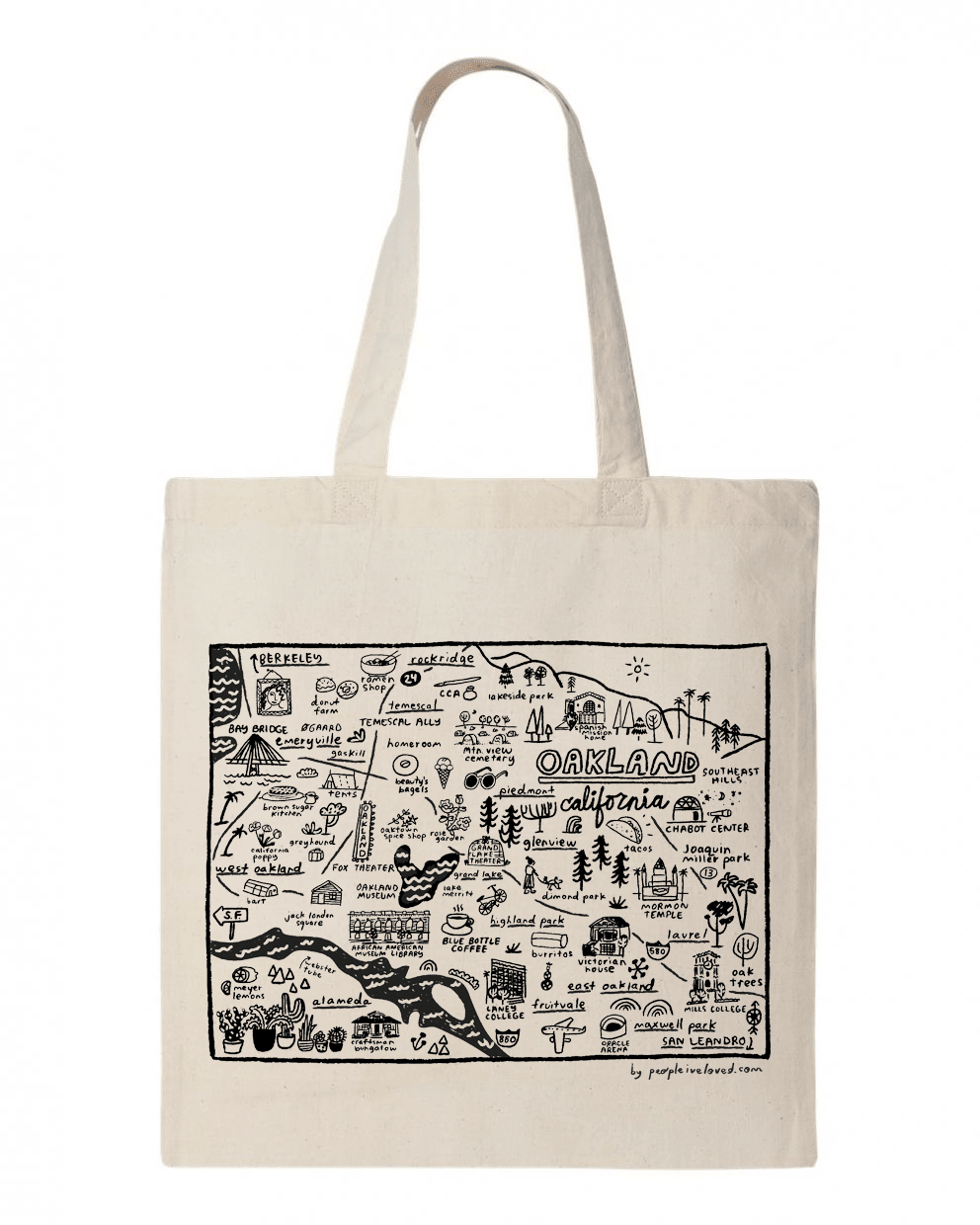 People I've Loved - Oakland Tote - Dear John