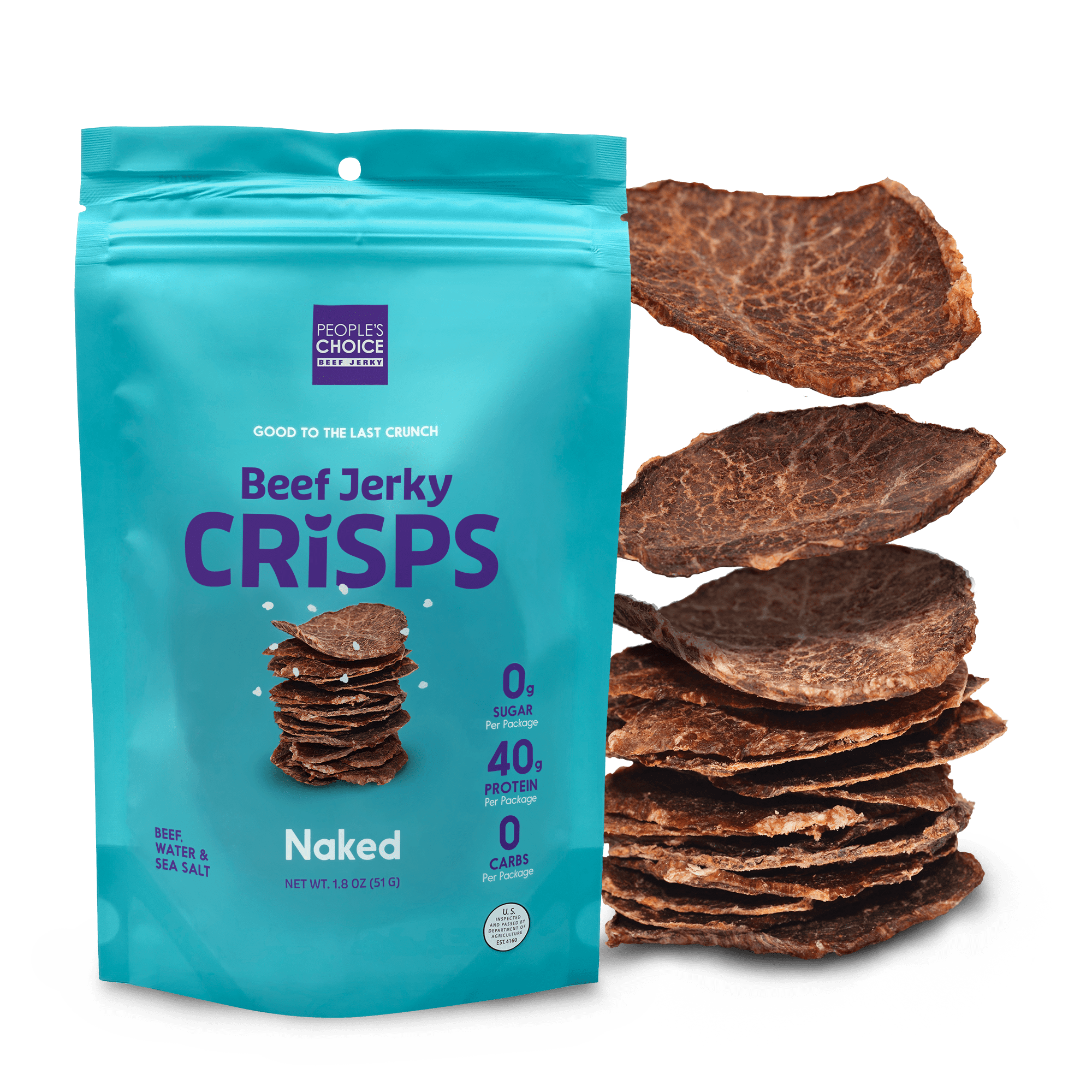 People's Choice: Crunchy Angus Beef Jerky Chips - Dear John