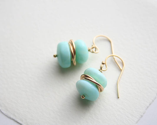 Peruvian Opal Earrings | Gift for Her - Dear John