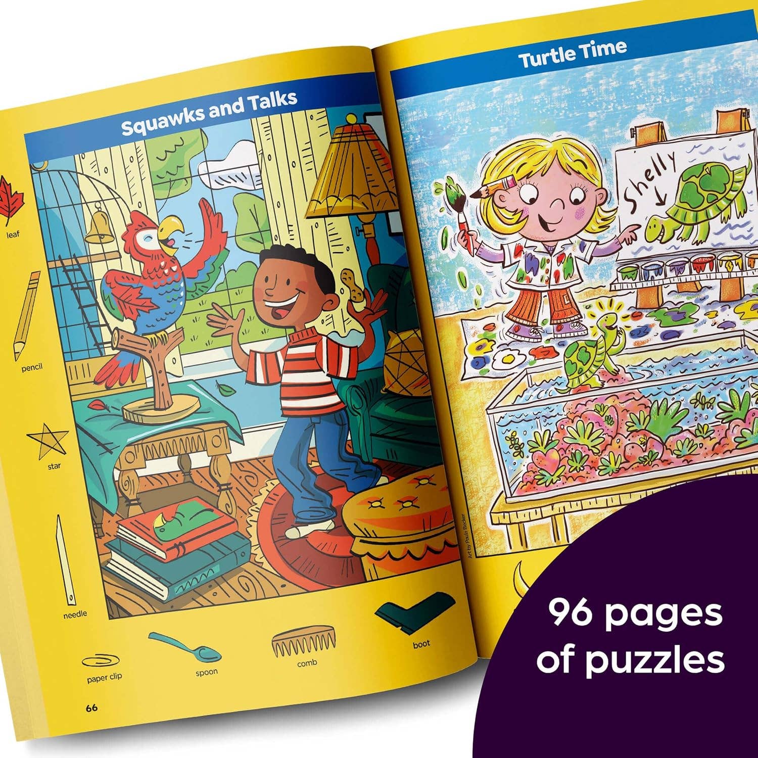 Pet Sticker Puzzles — Hidden Pictures Activity Book - Dear John