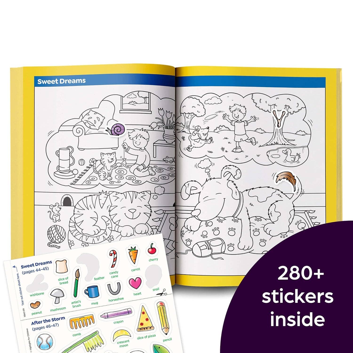 Pet Sticker Puzzles — Hidden Pictures Activity Book - Dear John
