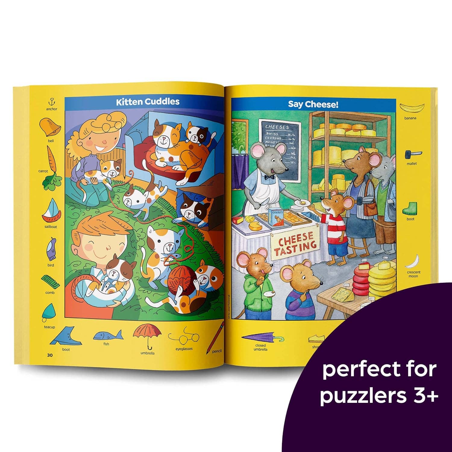 Pet Sticker Puzzles — Hidden Pictures Activity Book - Dear John