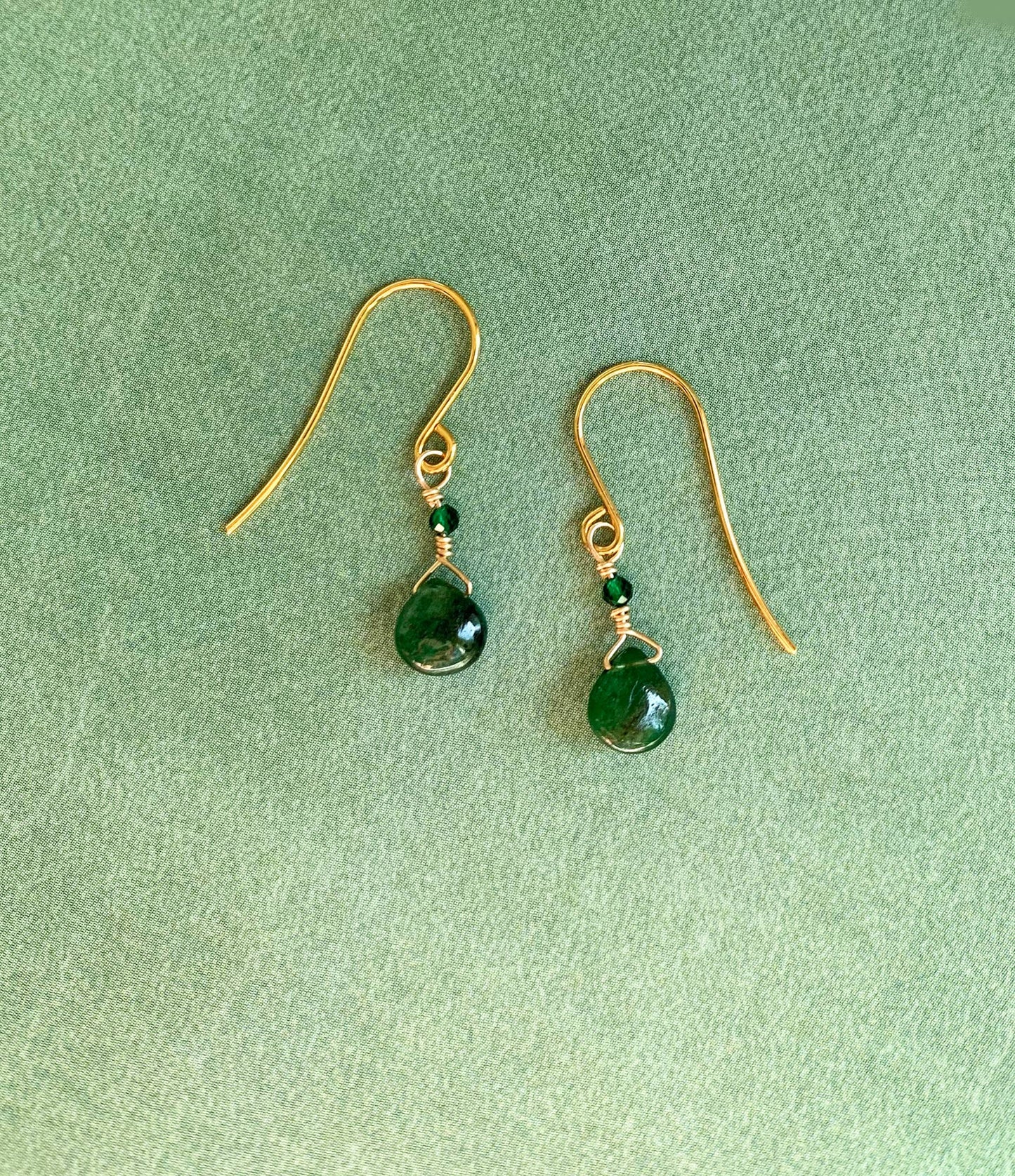 Petite Emerald Earrings - Dear John