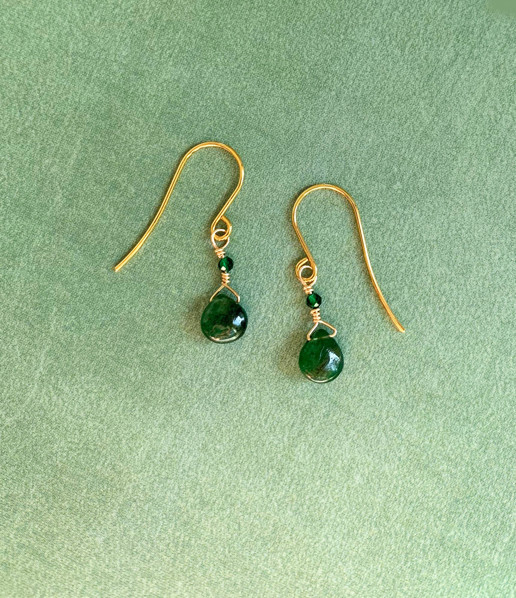 Petite Emerald Earrings - Dear John