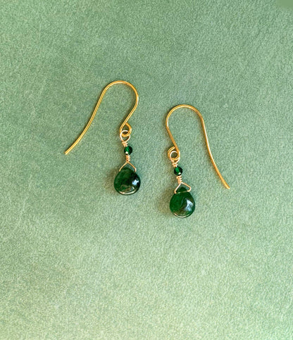 Petite Emerald Earrings - Dear John