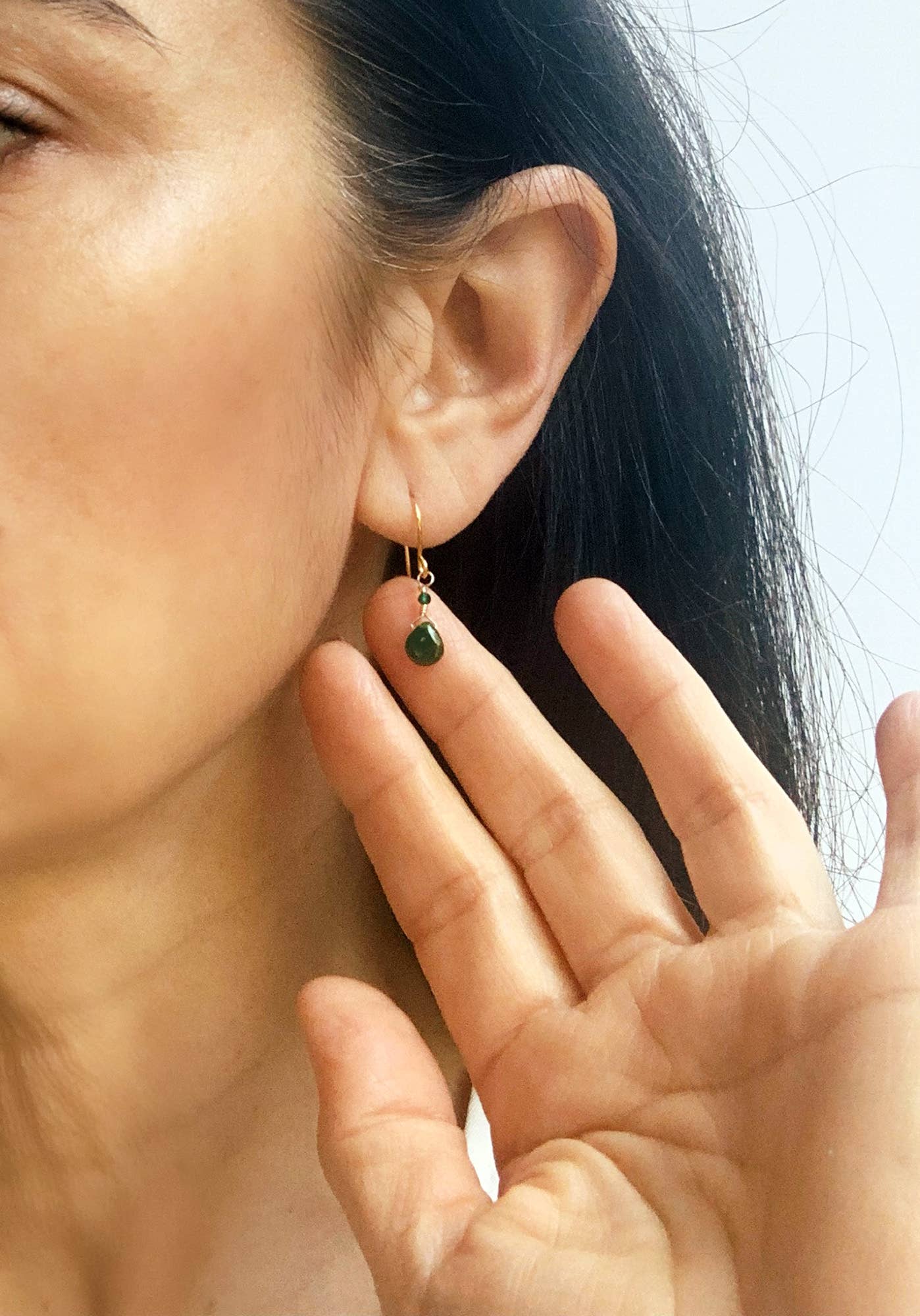 Petite Emerald Earrings - Dear John