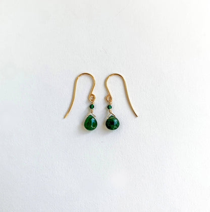 Petite Emerald Earrings - Dear John