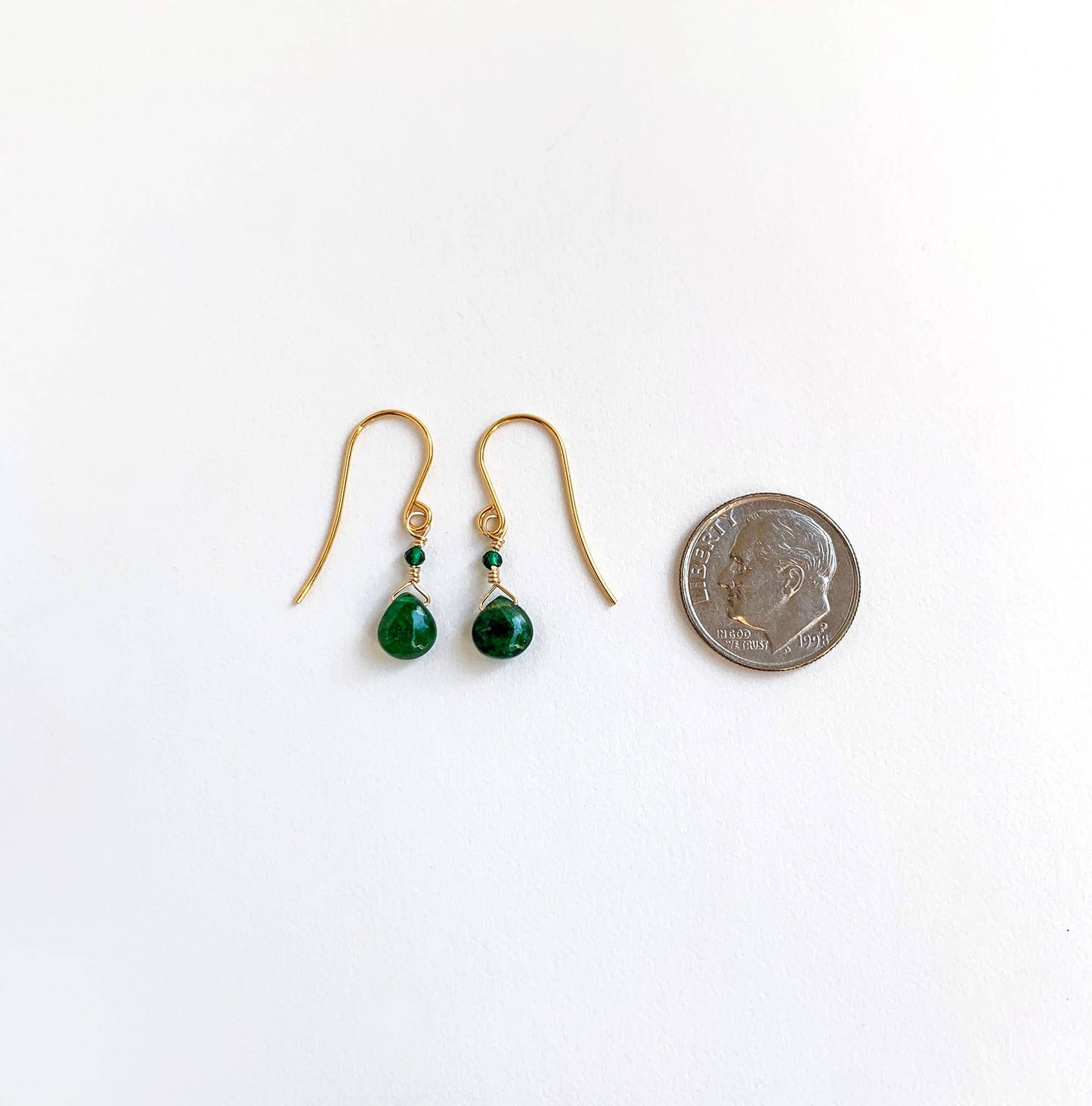 Petite Emerald Earrings - Dear John