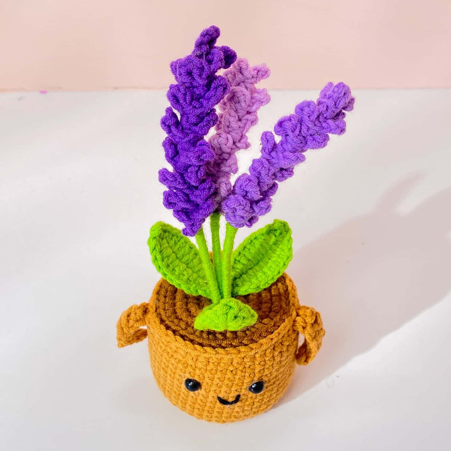 PinkLadyWorkshop - Crochet Lavender Pot | Lavender Decor | Handmade Finished - Dear John
