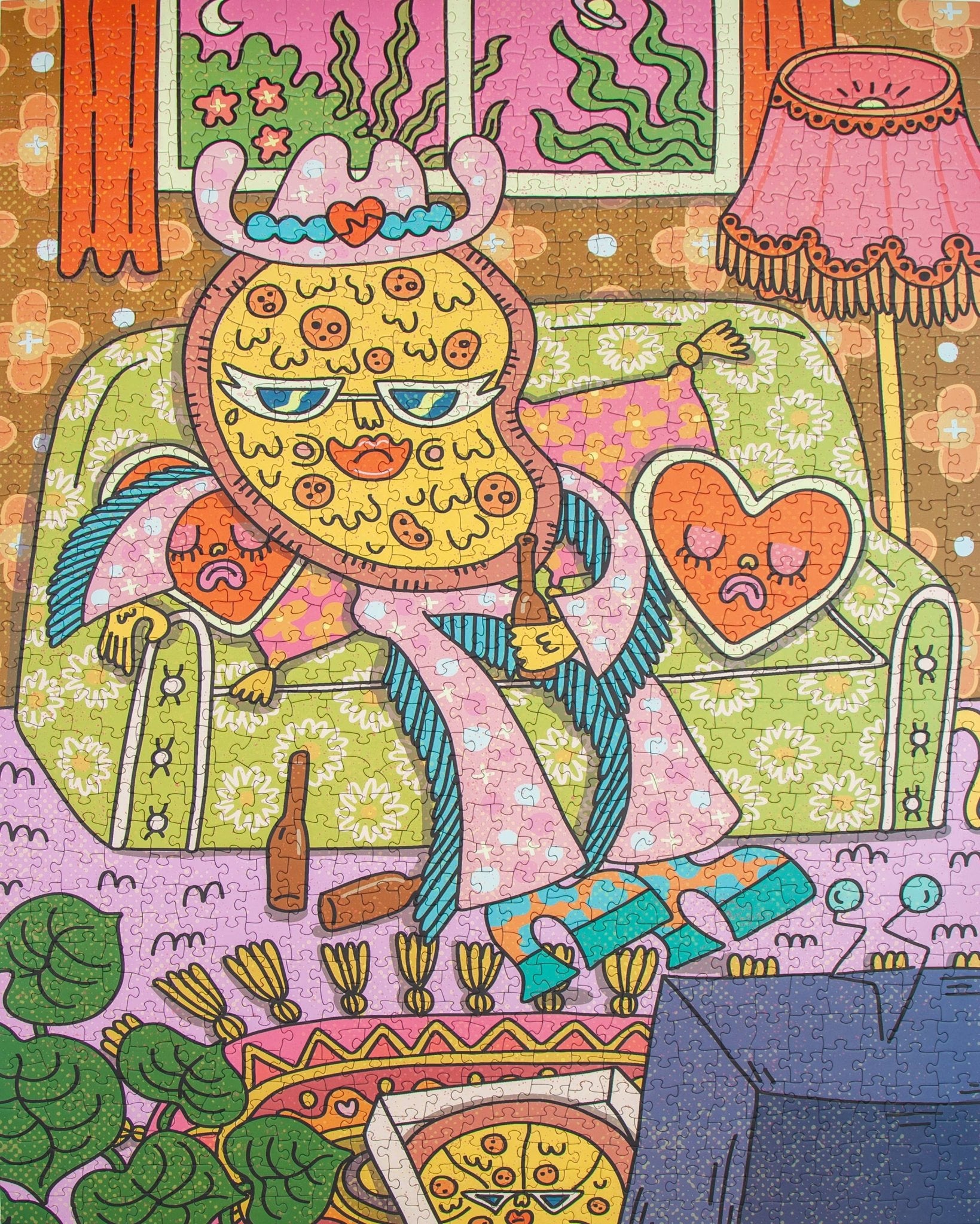 Pizza For One | 1,000 Piece Puzzle - Dear John