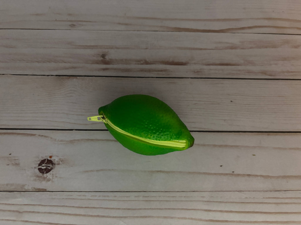 Plastic Coin Purse — Lemon/Lime - Dear John