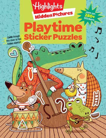 Playtime Sticker Puzzles Hidden Pictures - Dear John