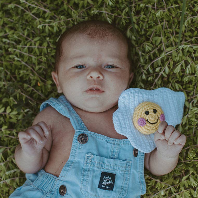 Pretend Play Food Rattle - Fried Egg - Dear John