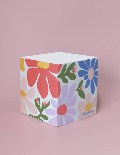Primary Blooms Sticky Note Cube - Dear John