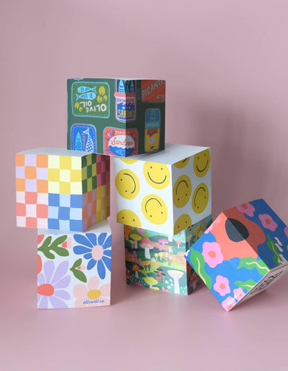 Primary Blooms Sticky Note Cube - Dear John