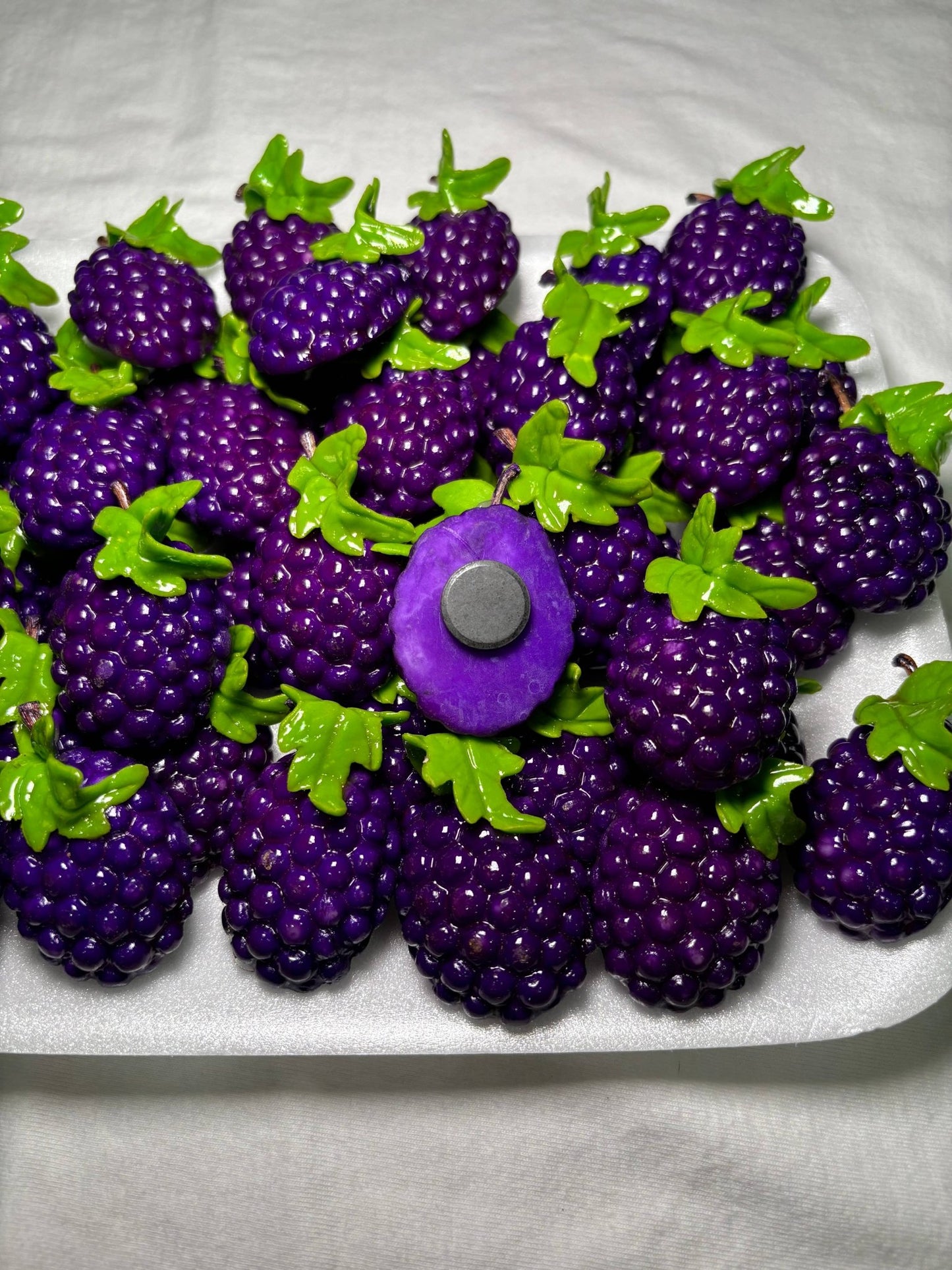 Purple berries Kitchen Magnet - Dear John