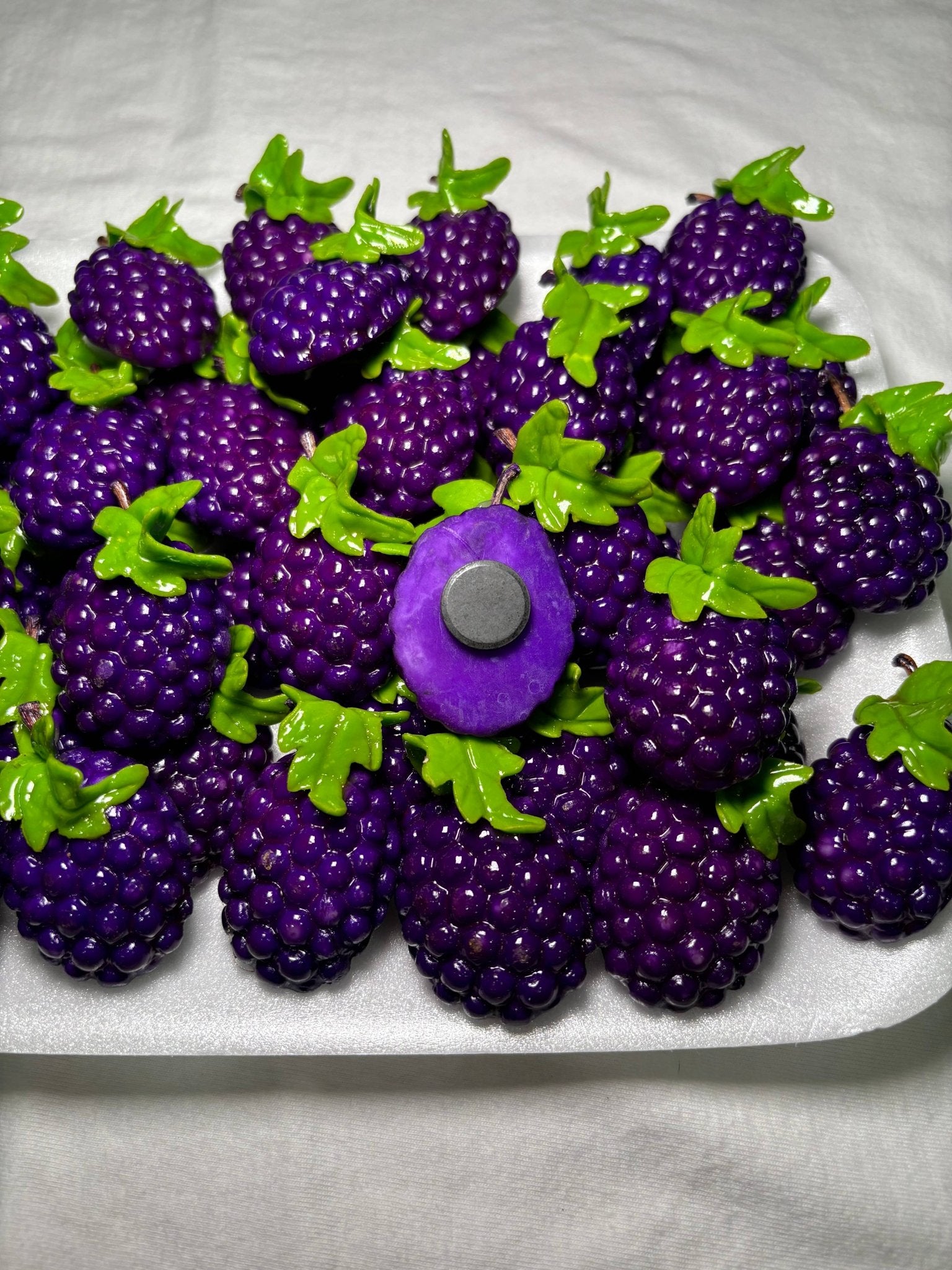 Purple berries Kitchen Magnet - Dear John