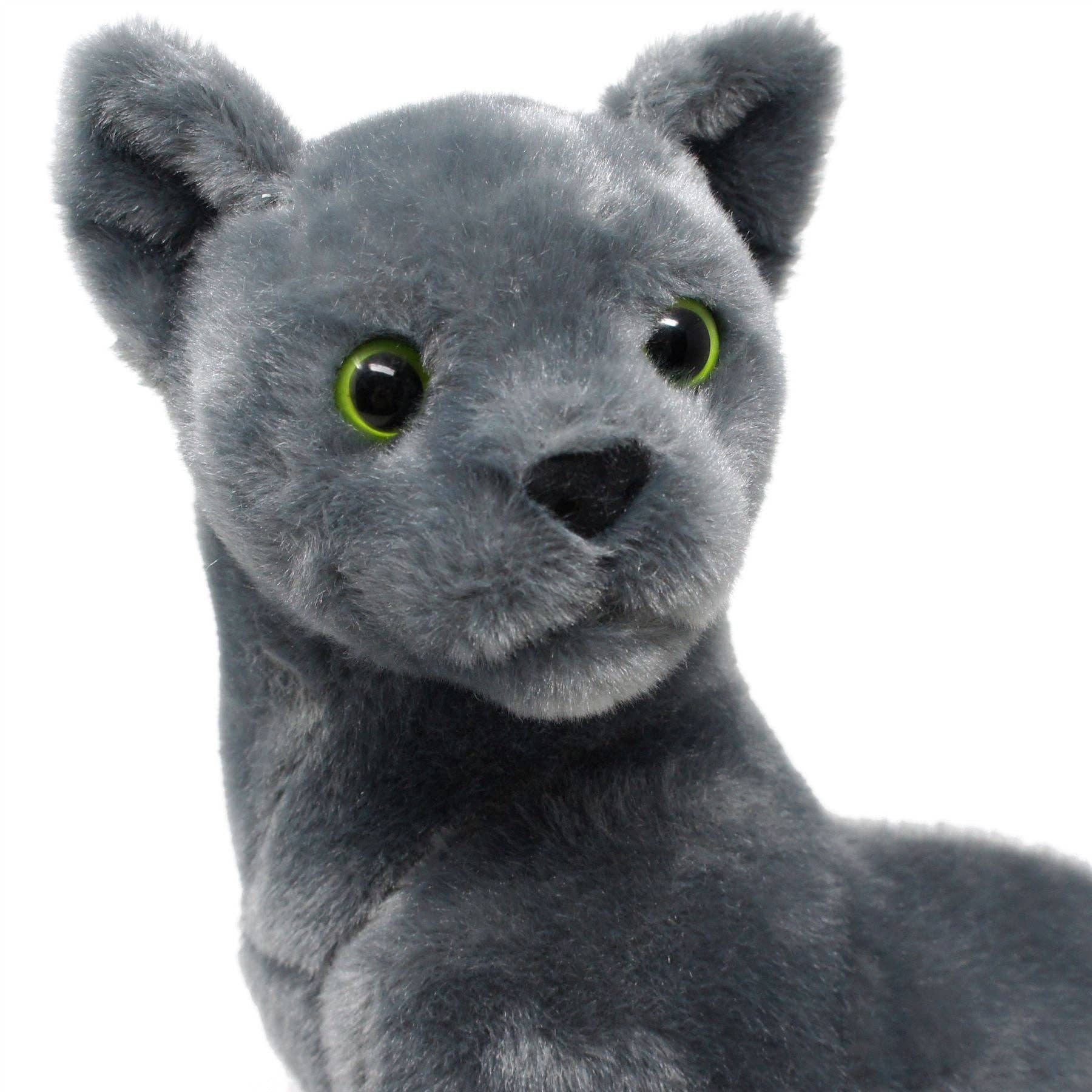 Rae The Russian Blue Cat | 13 Inch Stuffed Animal Plush - Dear John