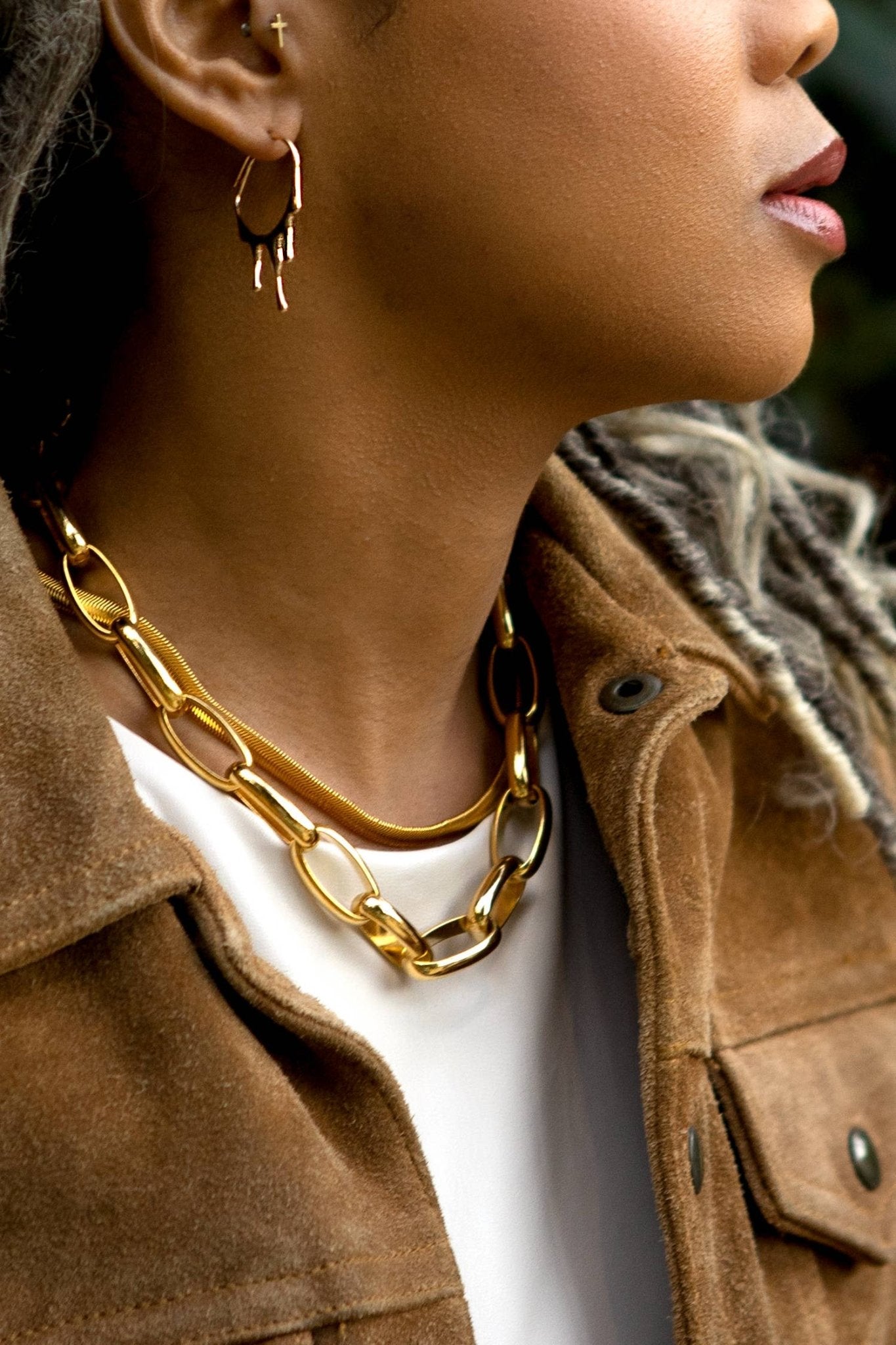 Rain Hoops - 18K Gold Plated - Dear John