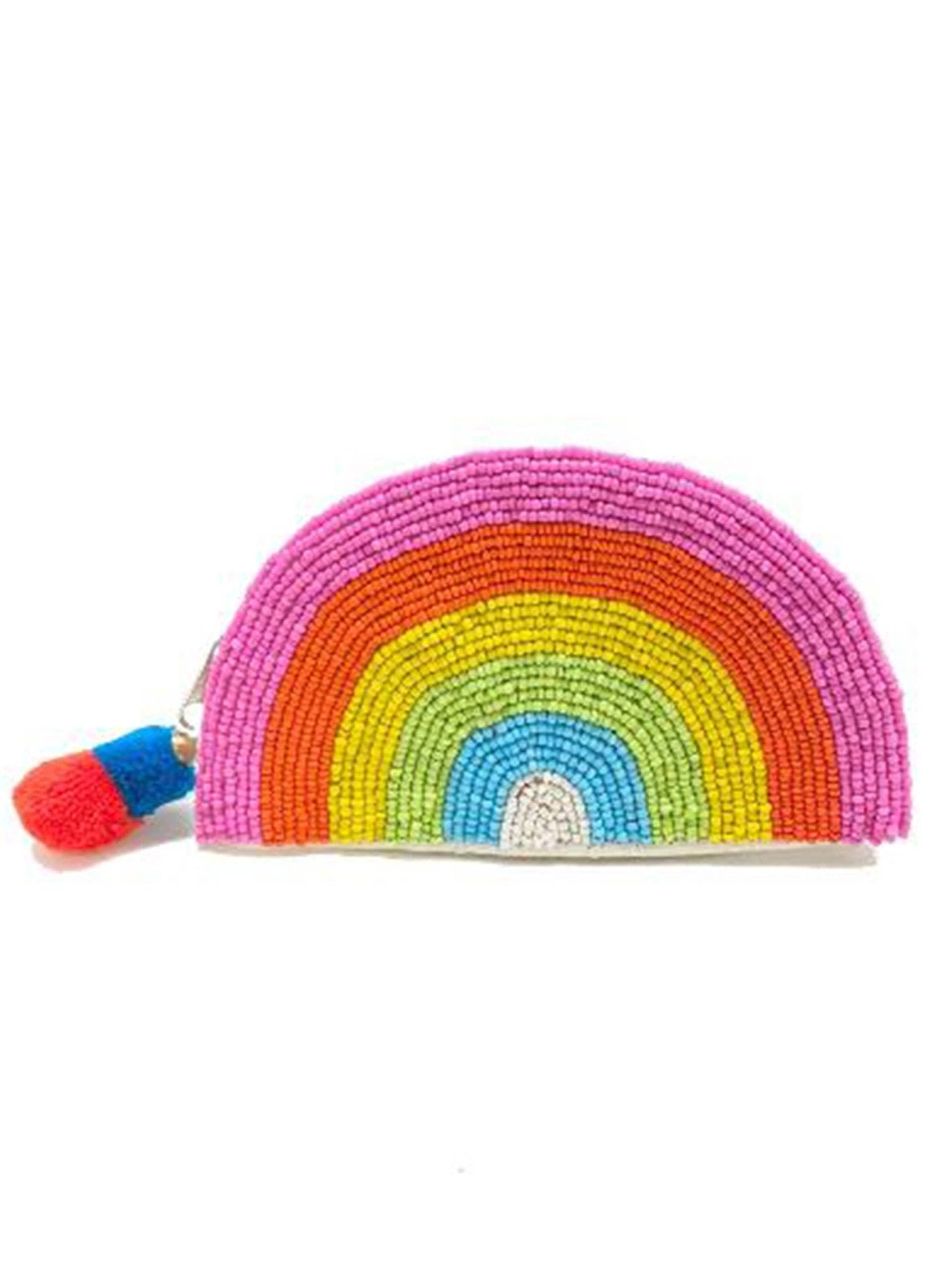 Rainbow Beaded Coin Purse LAC - CP - 1080 - Dear John
