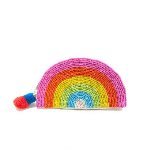 Rainbow Beaded Coin Purse LAC - CP - 1080 - Dear John