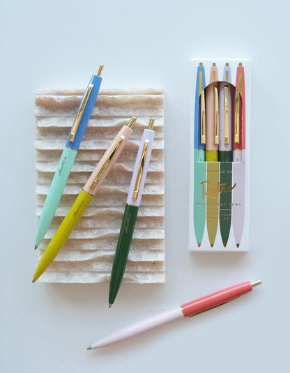 Rainbow Retro Pen Set - Dear John