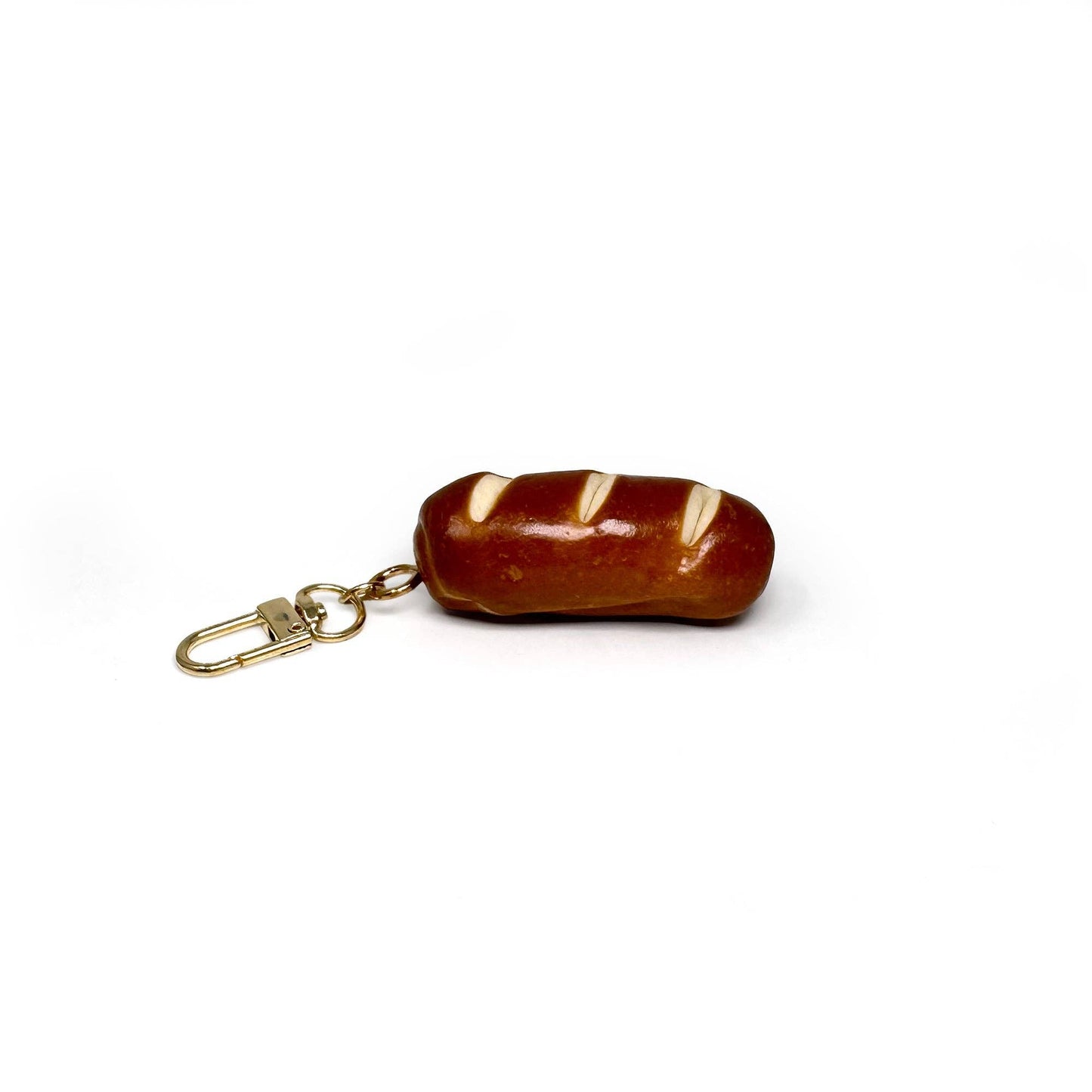 Rainbow Unicorn Birthday Surprise - Baguette Bread Keychain – Fun Foodie Bag Charm - Dear John