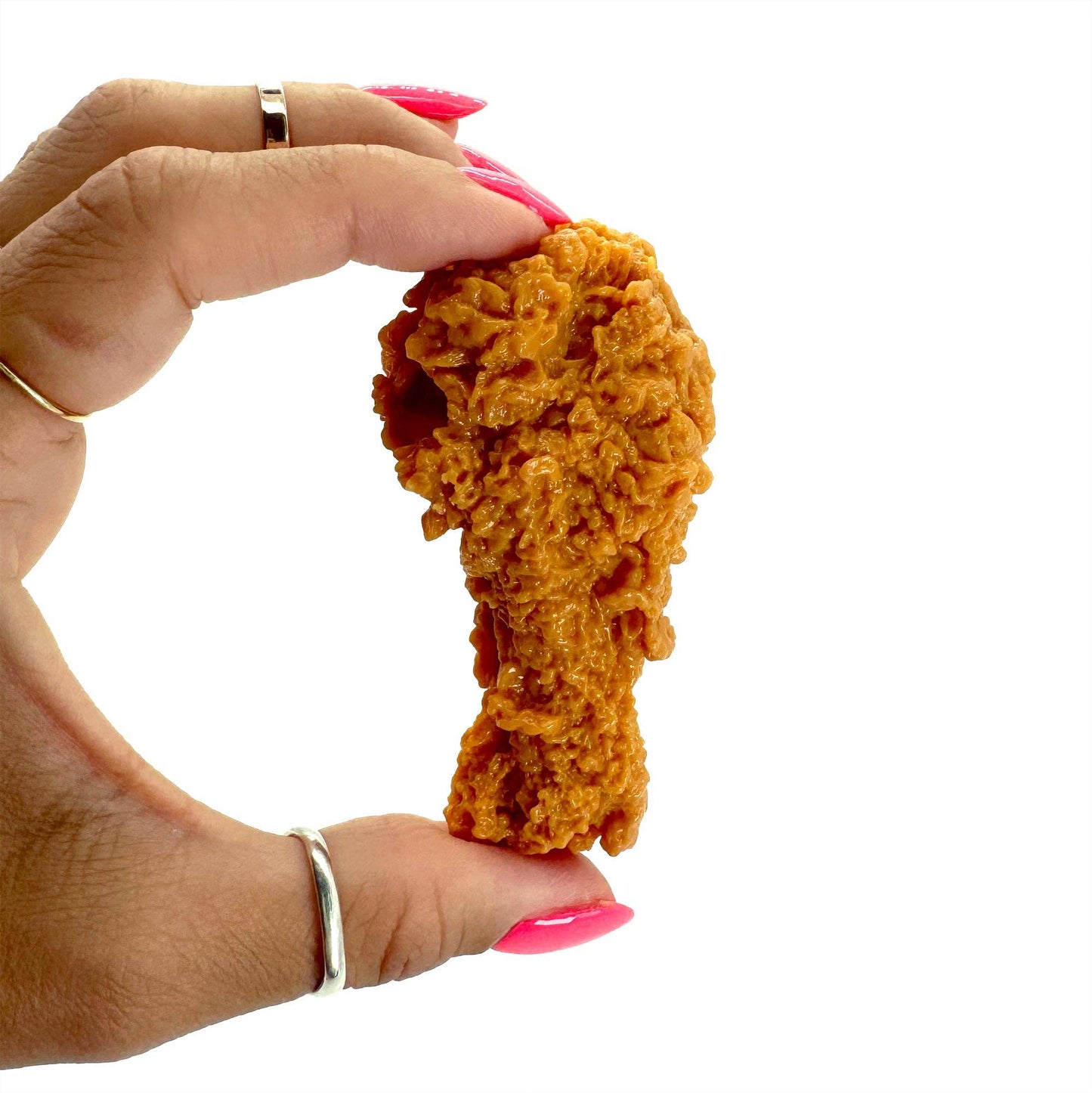 Rainbow Unicorn Birthday Surprise - Mini Fried Chicken Leg Keychain – Realistic & Fun - Dear John
