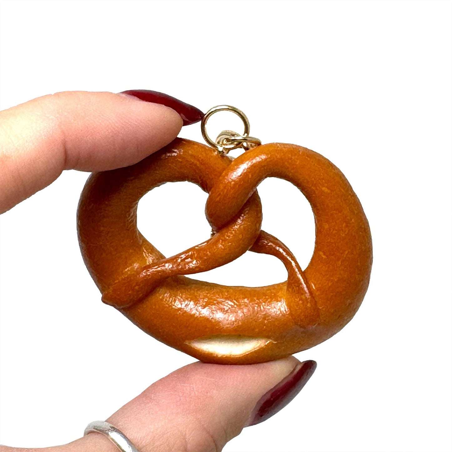 Rainbow Unicorn Birthday Surprise - NYC Soft Pretzel Keychain & Bag Charm, A Taste of the Big Ap - Dear John