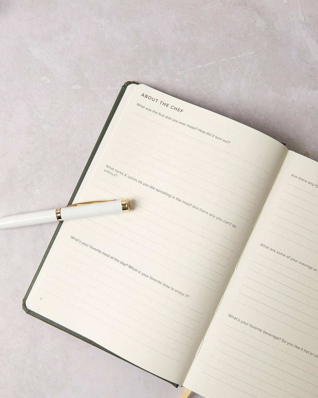 Recipe Journal - Dear John