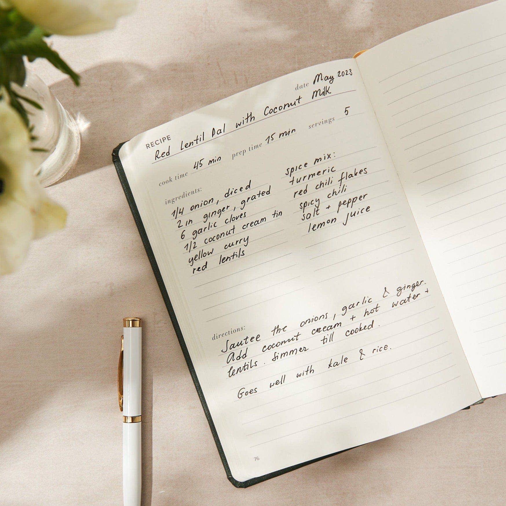 Recipe Journal - Dear John
