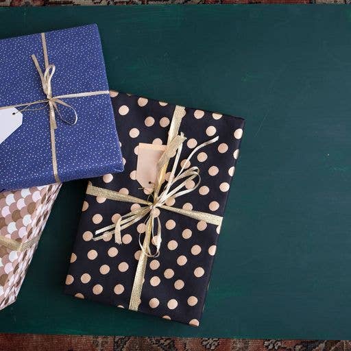 Recycled Paper Gift Wrap Single Rolls - Assorted Eco Friendly - Dear John