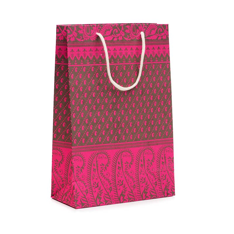 Recycled Paper Tall Gift Bag 15x10x4.5 - Assorted - Dear John