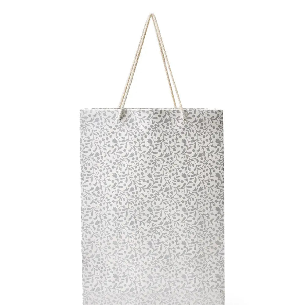 Recycled Paper Tall Holiday Gift Bag 15x10x4.5 - Assorted - Dear John