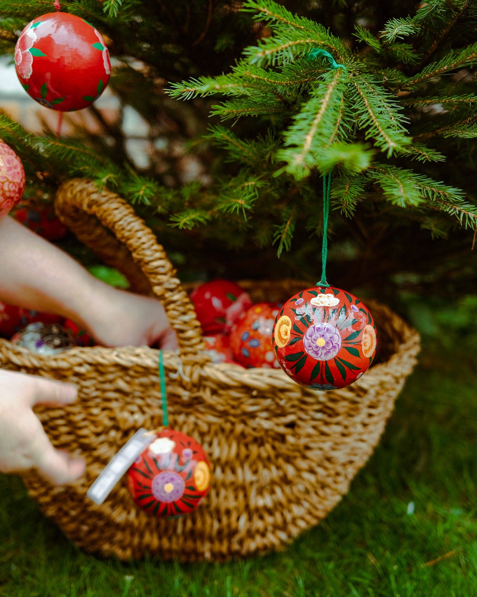 Red Bouquet Bauble - Dear John