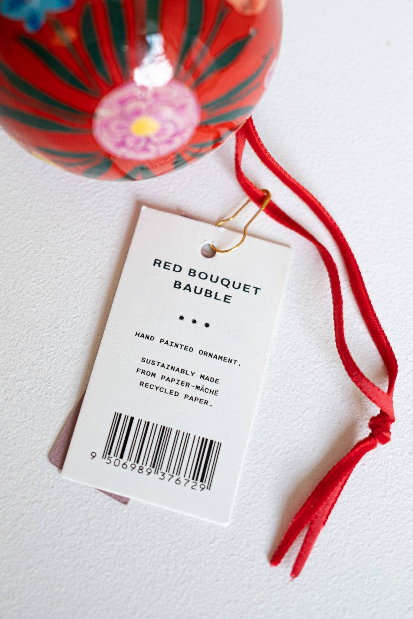 Red Bouquet Bauble - Dear John