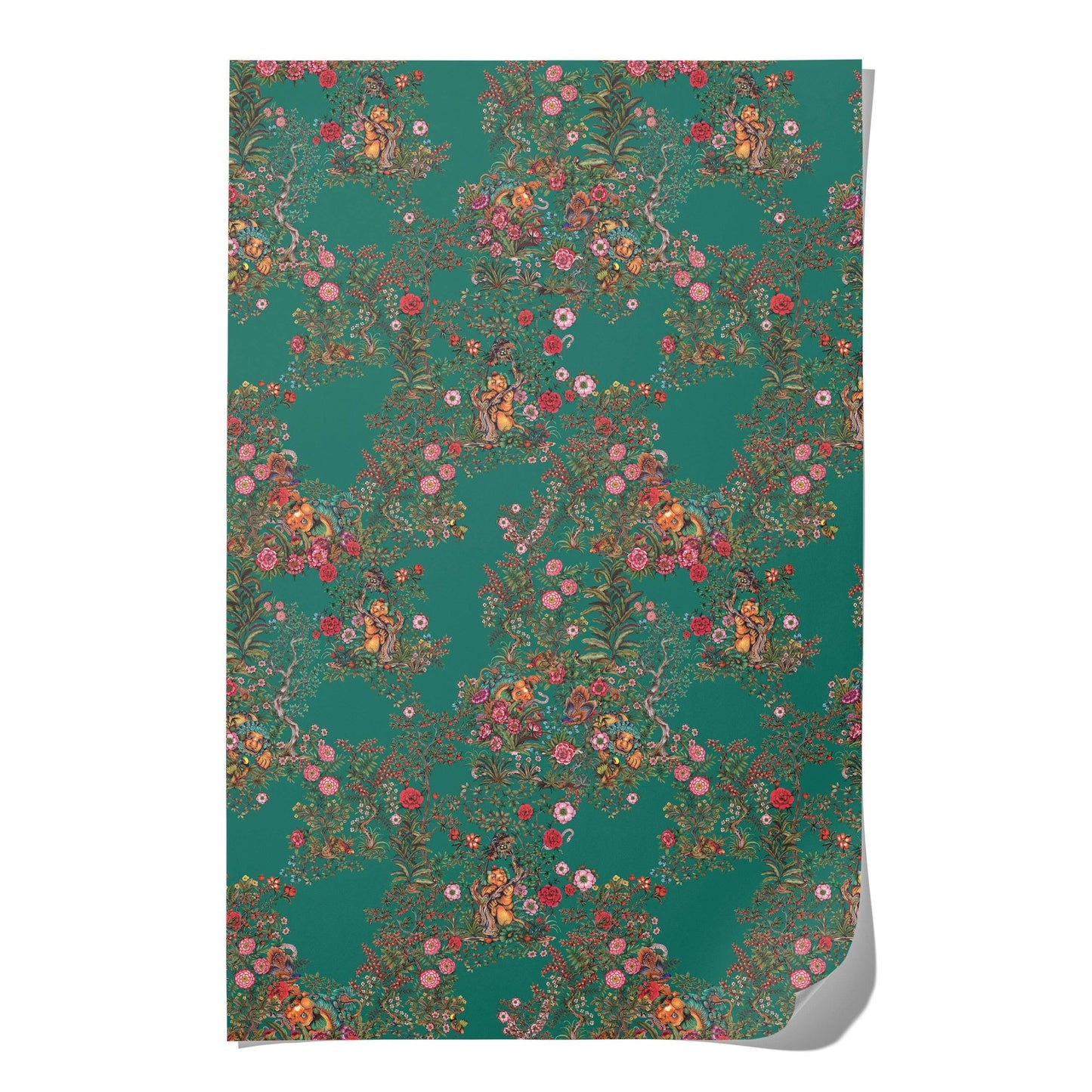 Red Cap Cards - Oasis wrapping paper - Dear John