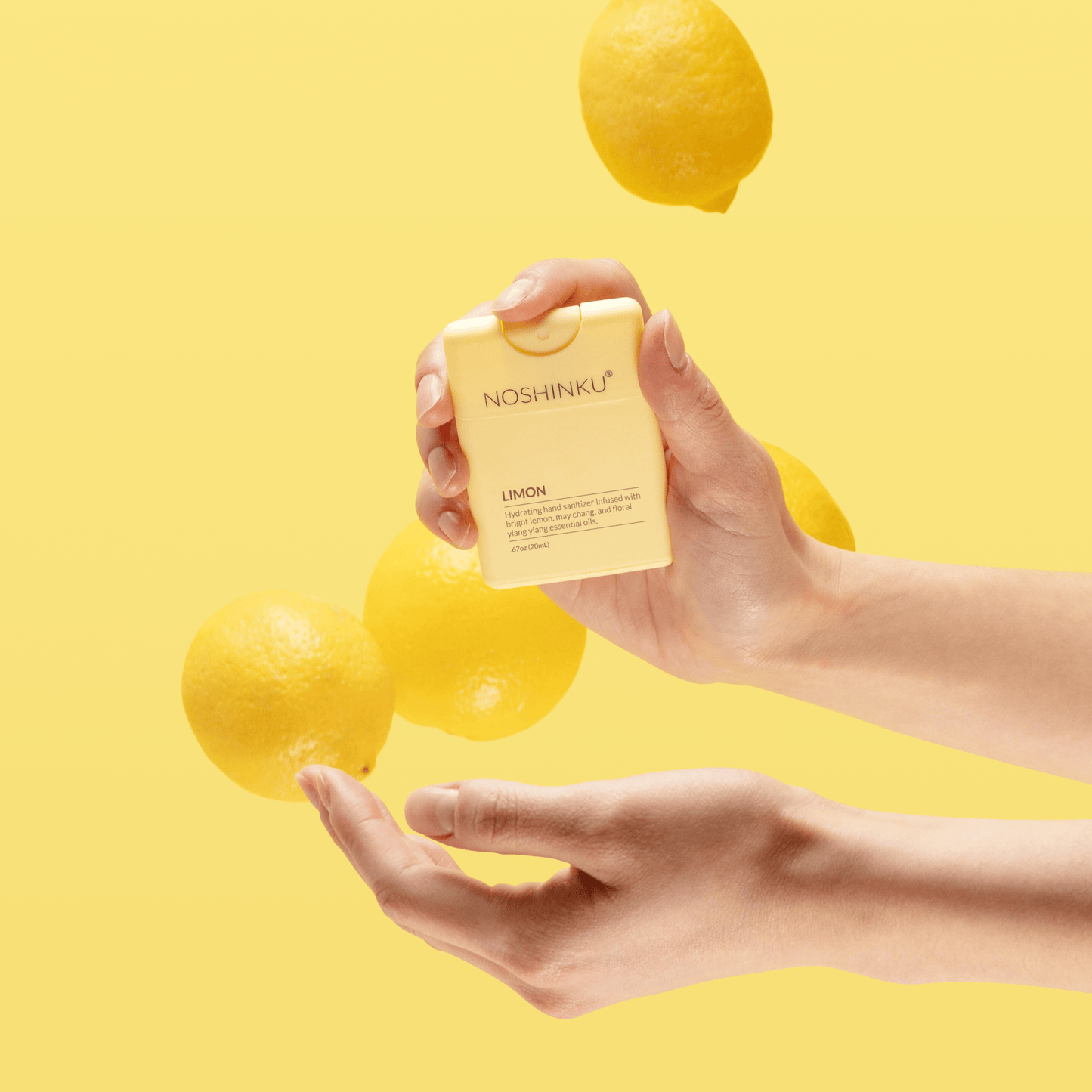 Refillable Lemon Ylang - Ylang Moisturizing Pocket Sanitizer - Dear John