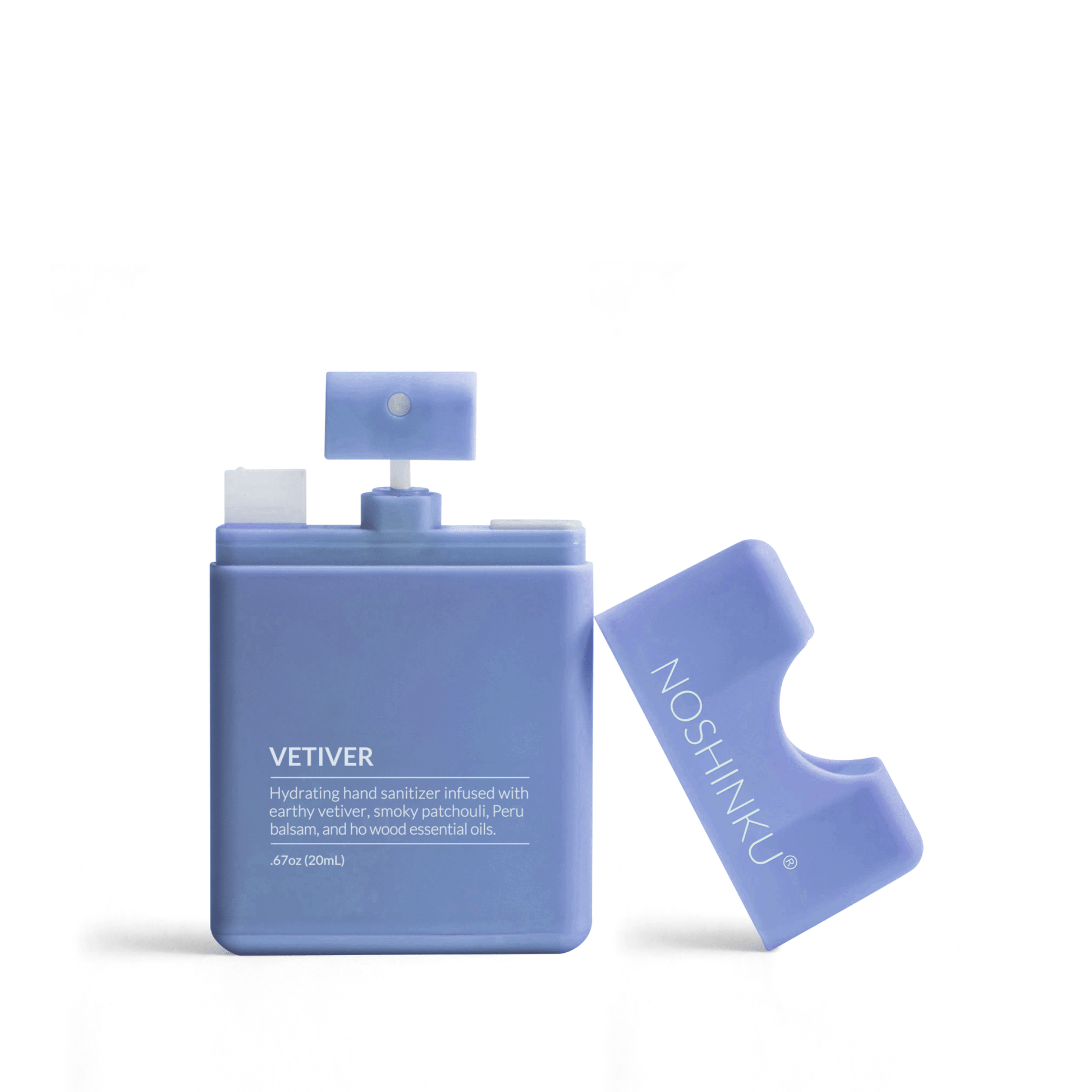 Refillable Vetiver Patchouli Hydrating Pocket Hand Sanitizer - Dear John