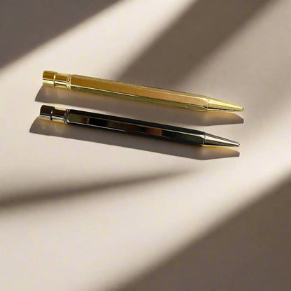 Retractable Solid Brass Pen - Elegant Design - Dear John