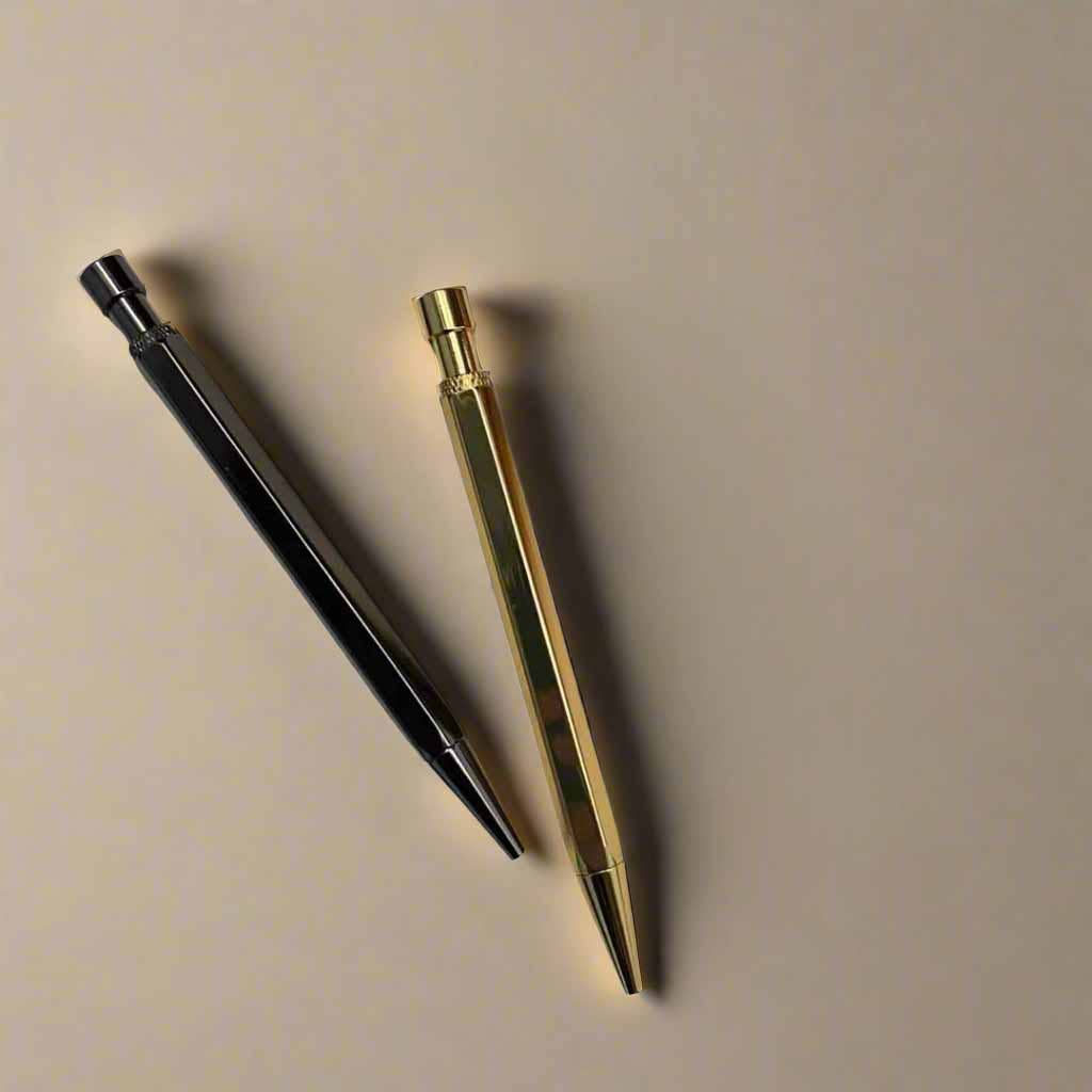 Retractable Solid Brass Pen - Elegant Design - Dear John