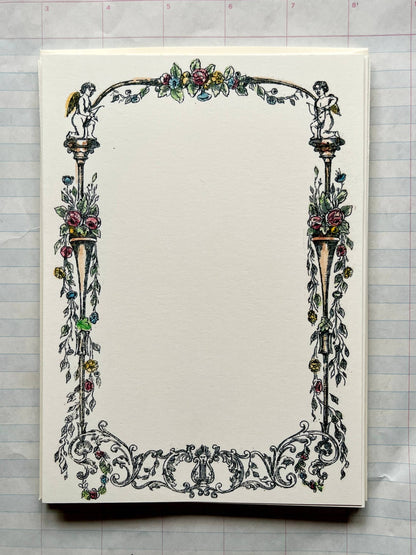 Romantic Frame Stationery - Dear John